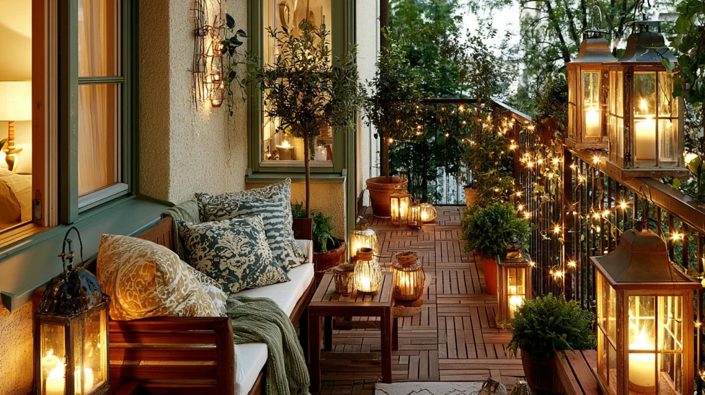 11 Unique Apartment Balcony Garden Ideas 5 Balcony Decor Ideas Pinterest Style Lighting