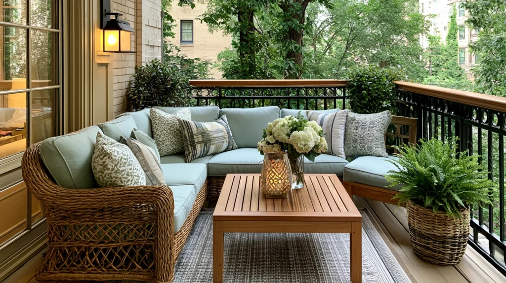8 Modern Tiny Balcony Garden Ideas 5 Balcony Patio with Compact Seating Ideas