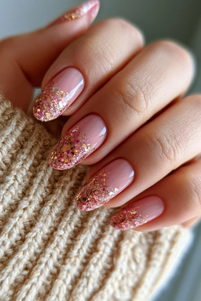 13 Red Nails Acrylic Ideas 12 Birthday Nails with Glitter