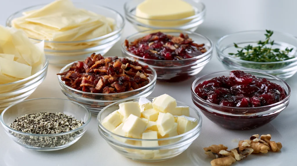 Brie, Bacon and Cranberry Filo Bites - Easy Party Appetizer 2 Brie, Bacon and Cranberry Filo Bites