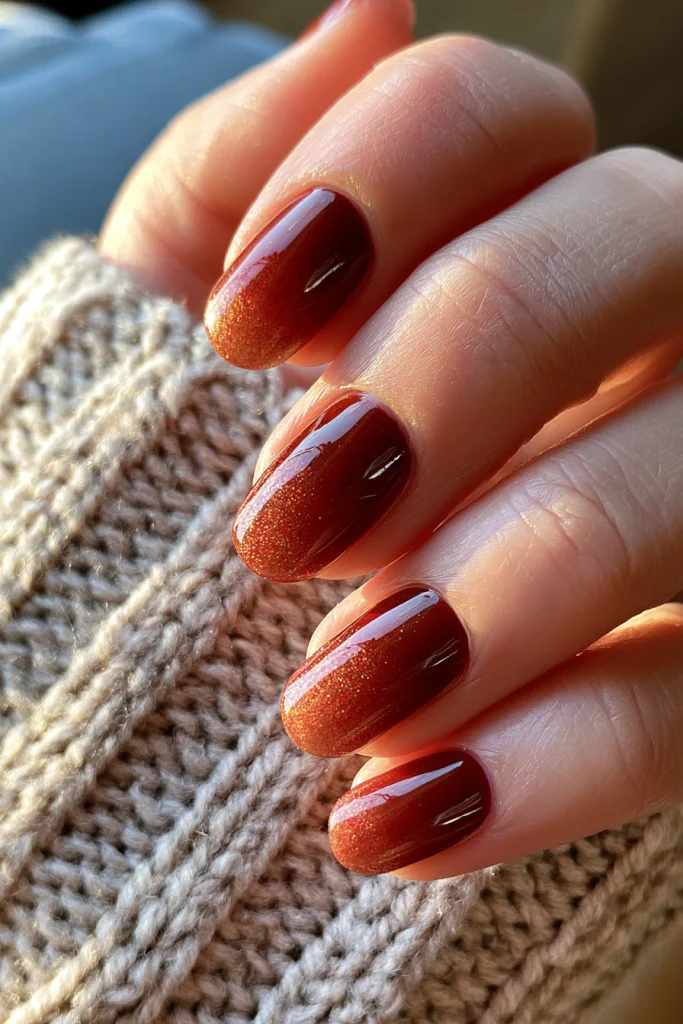 8 Brown Gel Nails Ideas 7 Brown Ombre Gel Nails