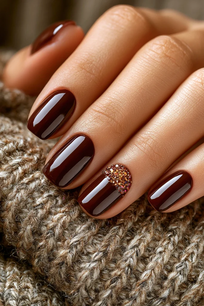 10 Brown Almond Nails Ideas 5 Classy Brown Nails with Soft Shine