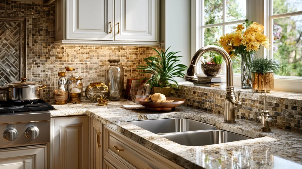 9 Unique Kitchen Backsplash Ideas 9 Countertop and Backsplash Coordinated Design