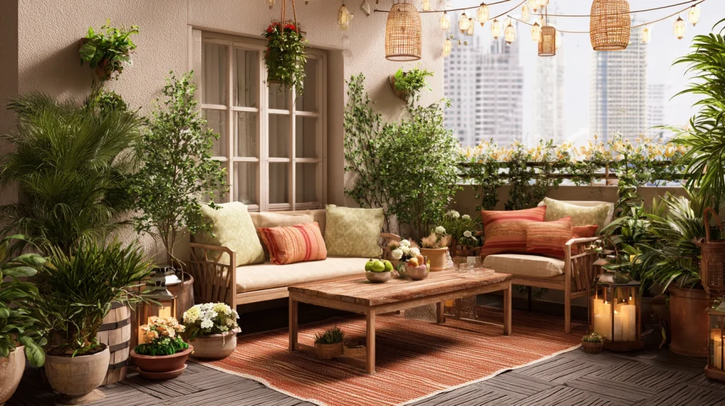 11 Special Terrace Garden Ideas 2 Create a Cozy Rooftop Seating Area