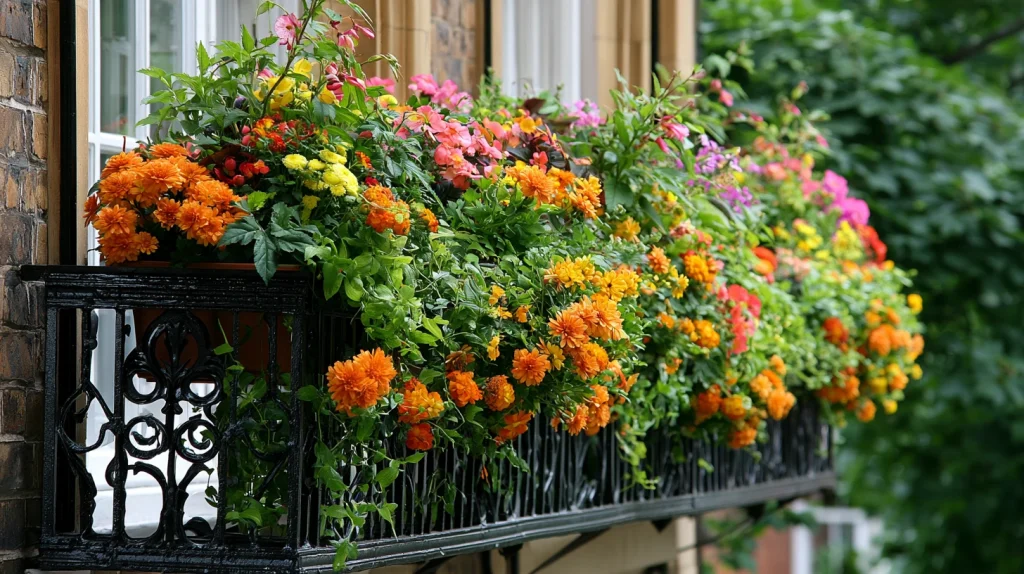 8 Famous Small Balcony Garden Ideas 5 Create a Floral Balcony Garden with Seasonal Blooms