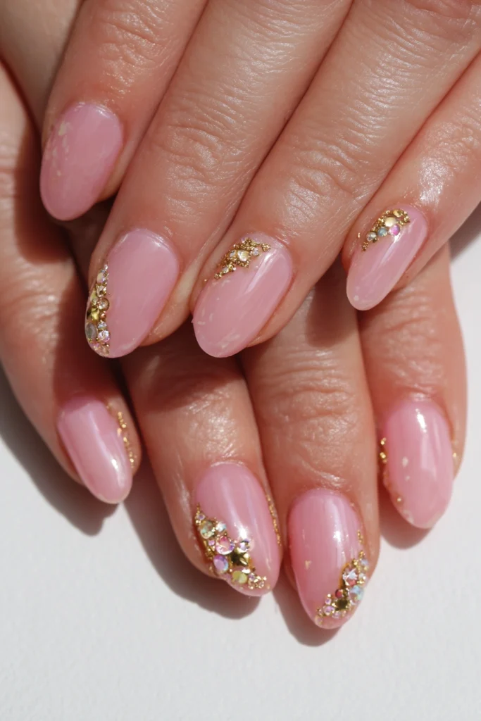 10 Bold Summer Nails Ideas 7 Cute Fancy Nails with Gold Accents