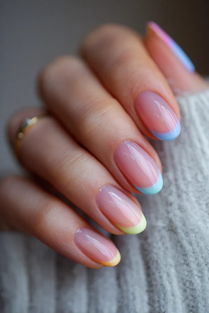 12 French Nails Summer Ideas 5 Cute Gel Nails with Pastel Tips