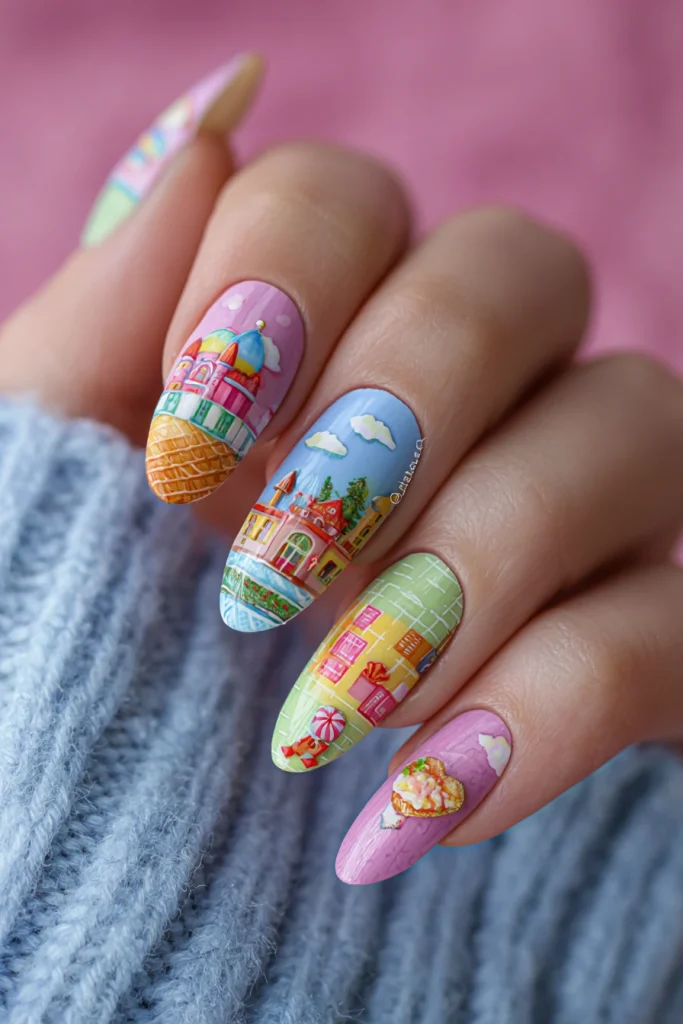 10 Modern Italian Summer Nails Ideas 5 Cute Italy Nails with Pastel Colors