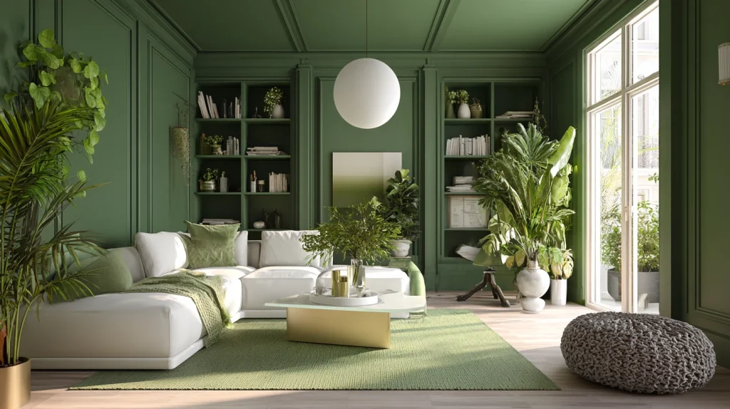 12 Modern Indoor Plants Styling Ideas 13 Design a Green Feature Wall