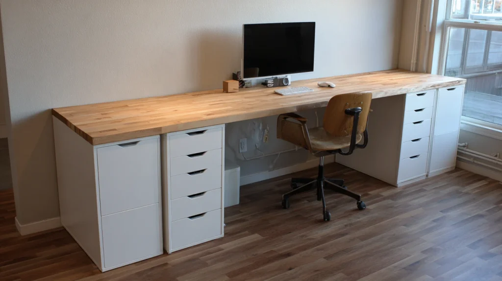 9 Best IKEA Home Office Ideas 3 Design an IKEA Desk Hack for Two