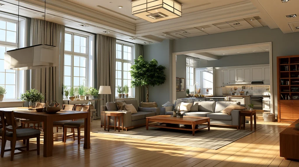 7 Modern Warm Minimalist Living Room Ideas 7 Dining Plus Living Room Open Layout