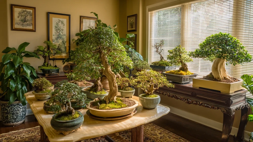 12 Modern Indoor Plants Ideas 5 Display an Indoor Bonsai Collection