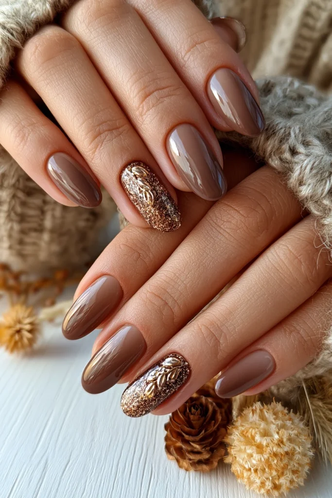 9 Dark Brown Nails Ideas 9 Dream Nails with Soft Brown Gradient