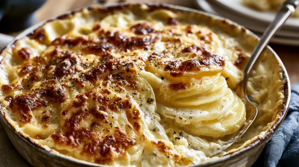 Dutch-Oven Scalloped Idaho Potatoes - Easy, Creamy & Cheesy 9 Dutch-Oven Scalloped Idaho Potatoes