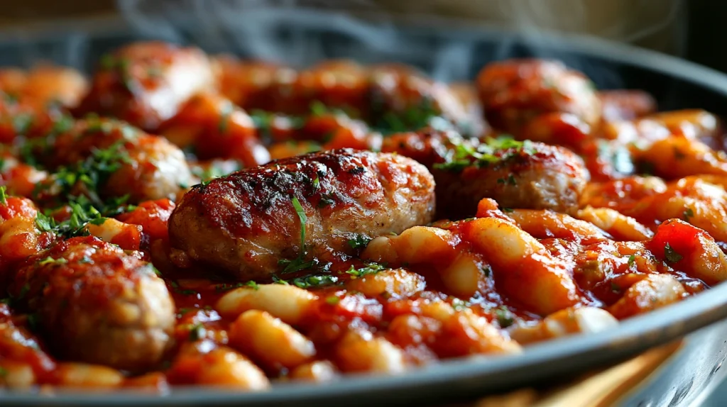 Sausage And Beans Skillet - Easy, Hearty One-Pan Dinner 2 Sausage And Beans Skillet