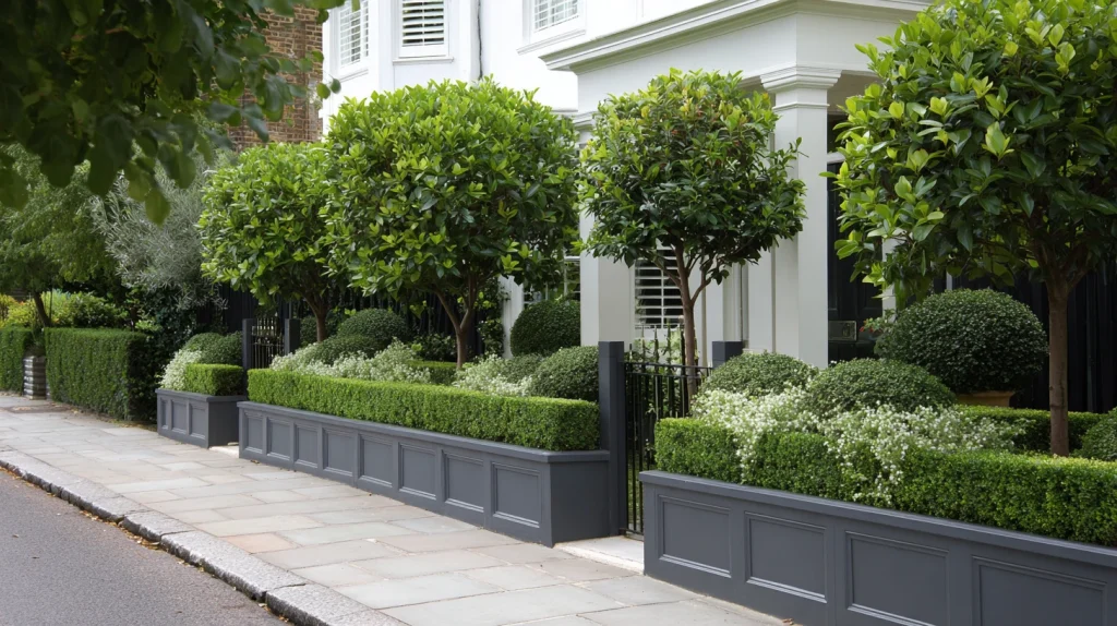 8 Modern Fast Growing Hedges Ideas 8 Exterior Fence Landscaping with Layered Hedges