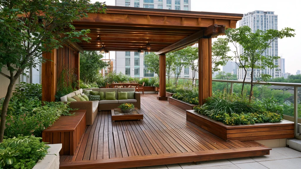 8 Best Terrace Garden Rooftop Indian Ideas 9 Farm Layout Inspired Terrace Garden Design