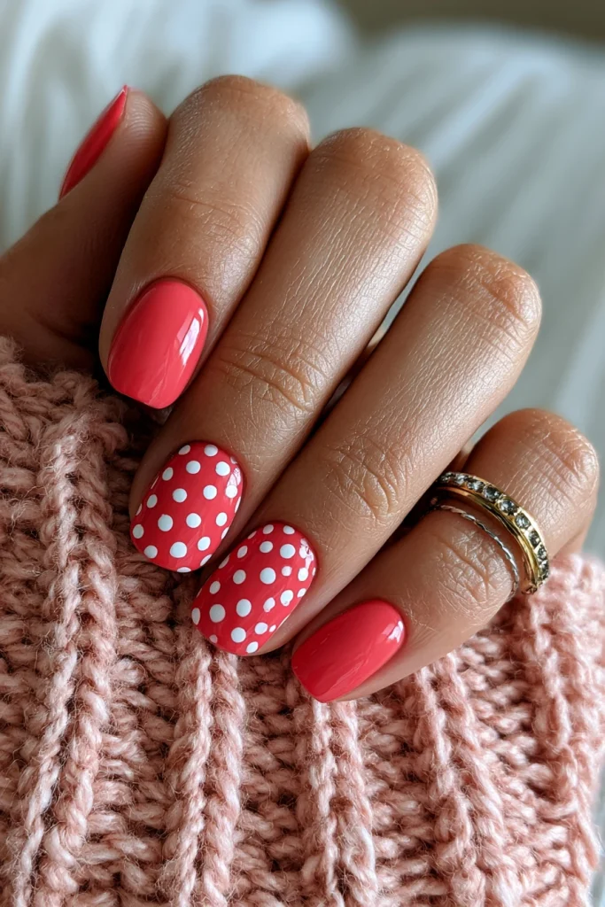 8 Brown Polka Dot Nails Ideas 5 Fun Nail Inspo 2025 Polka Dot Trend