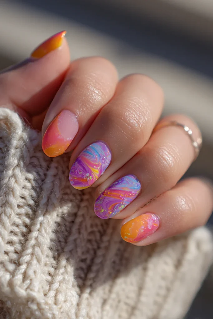 11 Special Summer Nails Aura Ideas 7 Funky Spring Break Aura Nails