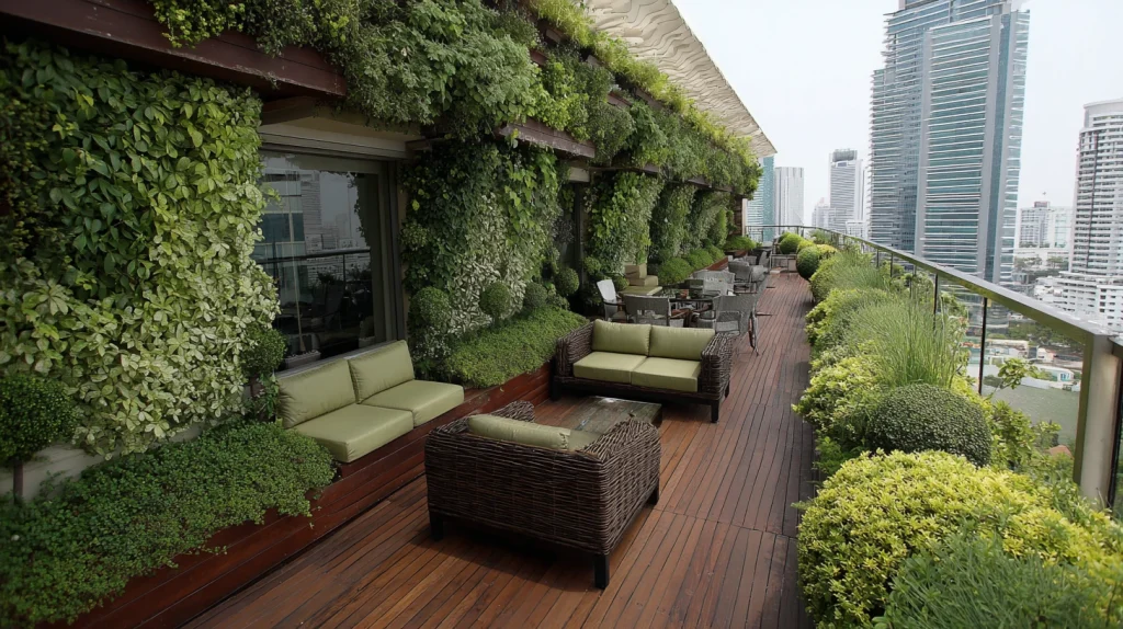 11 Famous Terrace Garden Design Ideas 5 Garden Design Rooftop with Vertical Green Walls