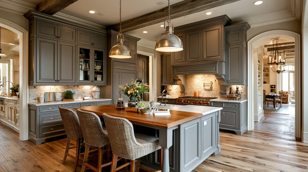 9 Best Kitchen Island Ideas 9 Gray Kitchen Cabinets Farmhouse Style Island
