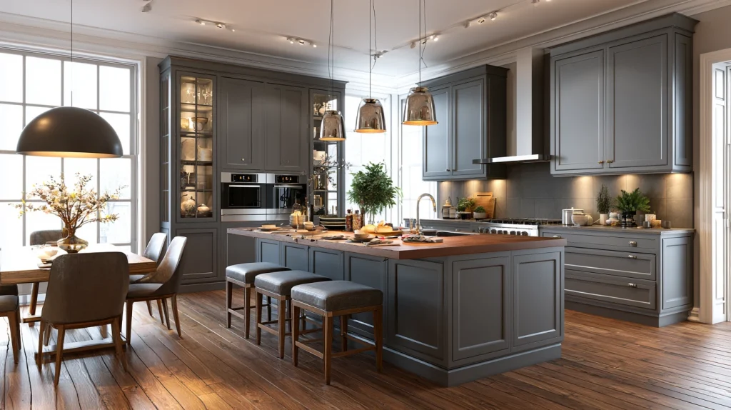 9 Best Kitchen Island Ideas 2 Grey Kitchen Cabinets Design with Central Island