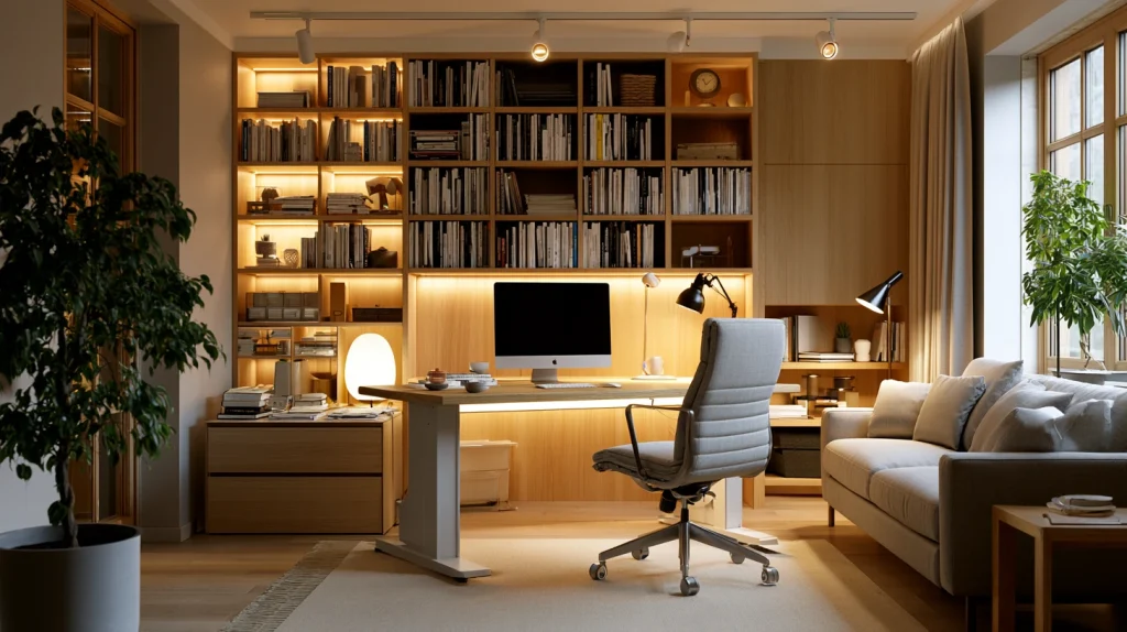 8 Famous Home Office Lighting Ideas 8 Home Office Setup Ideas with Layered Lighting