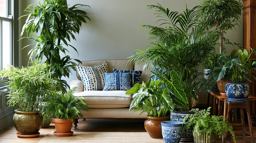 12 Gorgeous Boho Minimalist Living Room Ideas 9 Incorporate Indoor Plants
