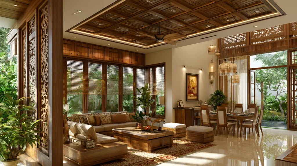11 Famous Indian Kitchen Design Ideas 5 Indian Home Design with Warm Wooden Finishes