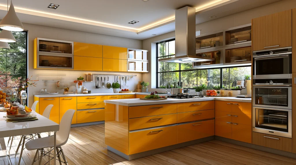 11 Famous Indian Kitchen Design Ideas 4 Kitchen Cupboard Designs with Dual Tone Colors