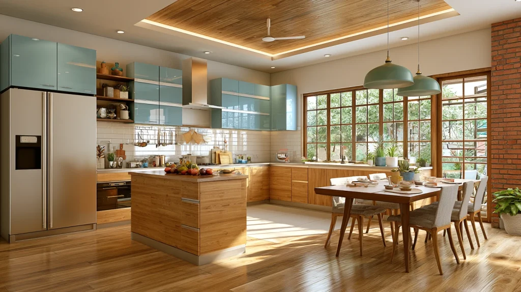11 Famous Indian Kitchen Design Ideas 3 L Shaped Kitchen Room Design