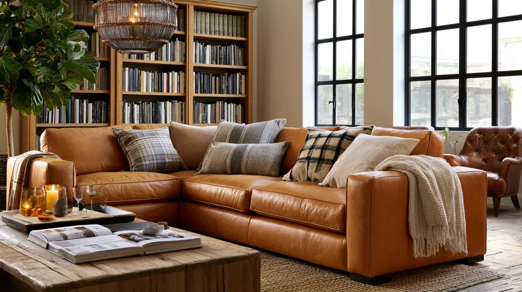 12 Gorgeous Boho Minimalist Living Room Ideas 2 Light Brown Couch as the Foundation