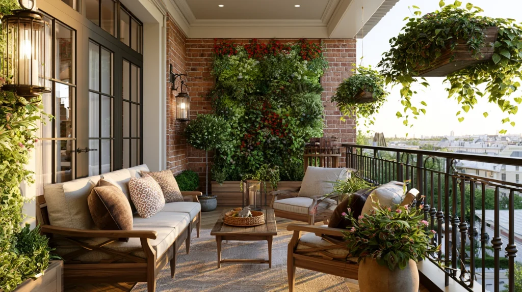 11 Unique Apartment Balcony Garden Ideas 10 Little Terrace Ideas with Flower Walls