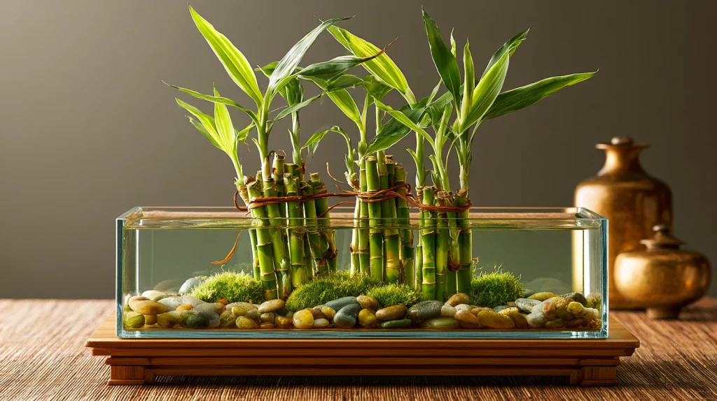 12 Famous Water Plants Indoor Ideas 3 Lucky Bamboo Water Display