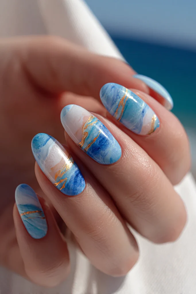 9 Summer Boho Nails Ideas 6 Mallorca Nails Designs Inspired by the Coast