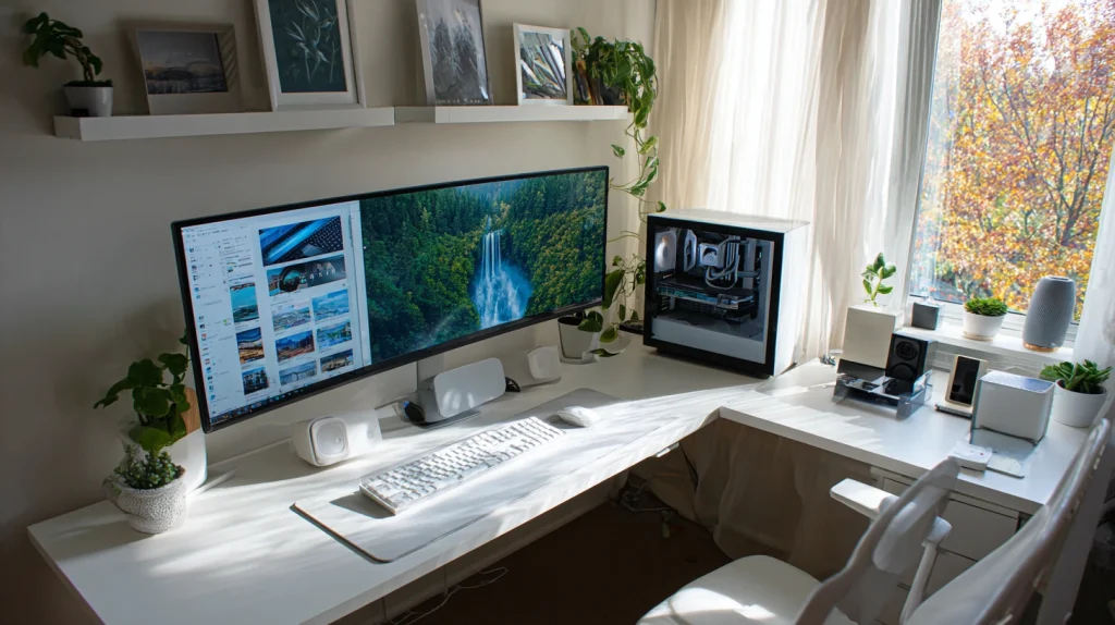 9 Famous Home Office Layout Ideas 10 Minimalist Long Desk Layout Setup