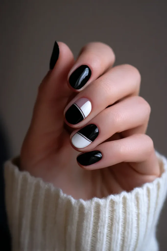 9 Summer to Fall Nails Ideas 4 Minimalist Nail Art Simple Design