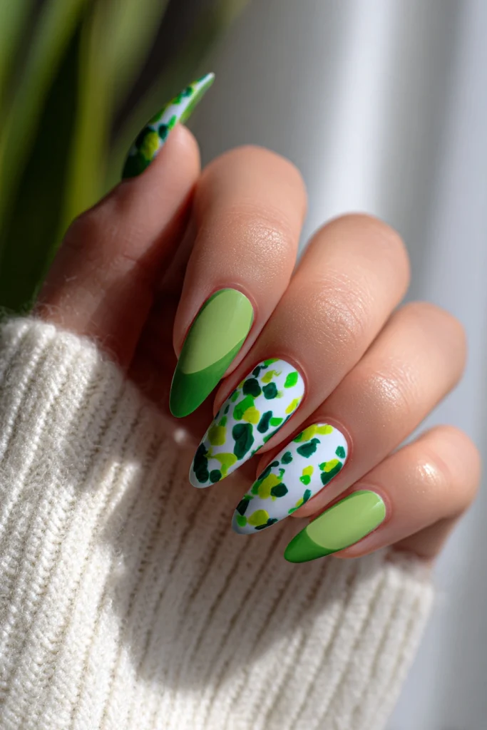 13 Summer Nails Green Ideas 13 Mint Green Beach Nails