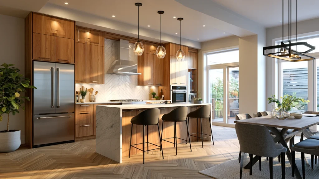 11 Famous Indian Kitchen Design Ideas 10 Modern Entryway to Kitchen Flow