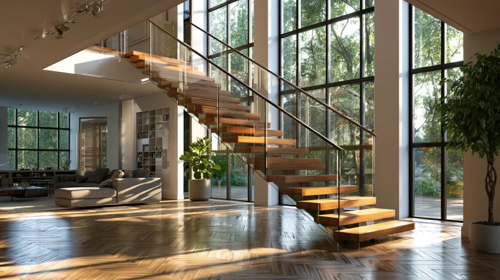 9 Popular Stairs Design Ideas 2 Modern Floating Staircase
