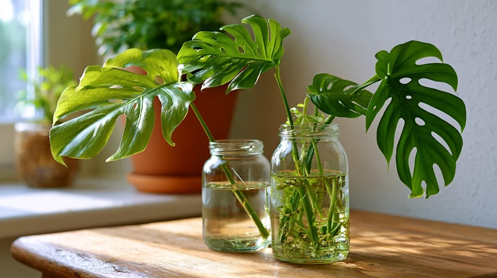 12 Famous Water Plants Indoor Ideas 6 Monstera Cuttings in Glass