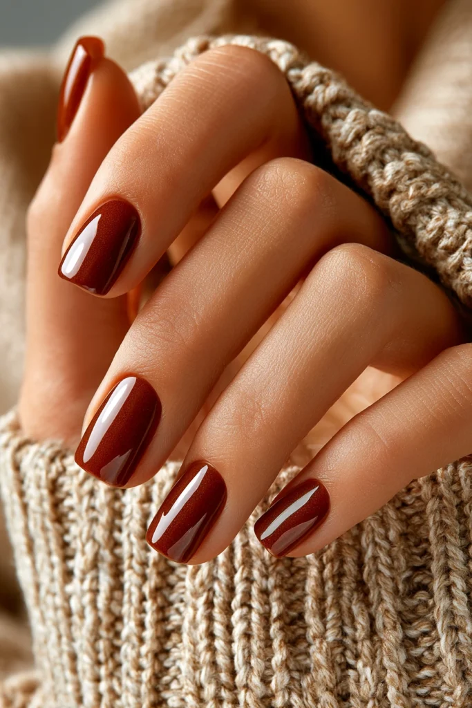 8 Brown Nails Acrylic Ideas 4 Nail Inspo Square 2000s Brown Aesthetic