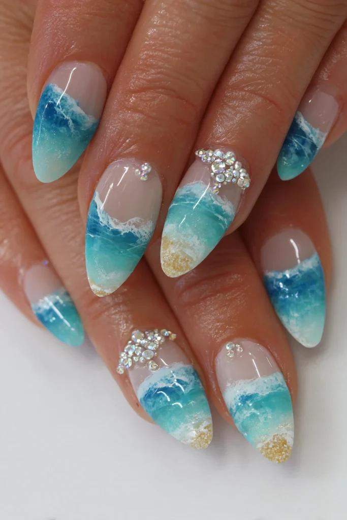 8 Best Long Summer Nails Ideas 4 Nails Acrylic Beach Summer Designs
