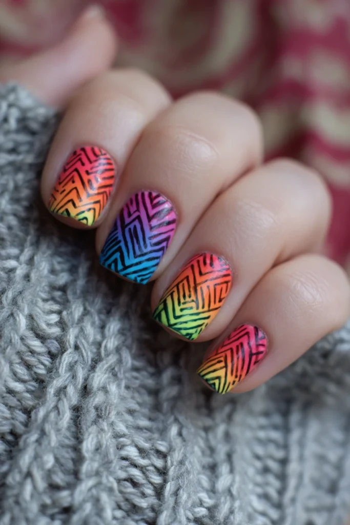 8 Shellac Nails Summer Ideas 9 Nails Easy Simple with Nail Marker Designs