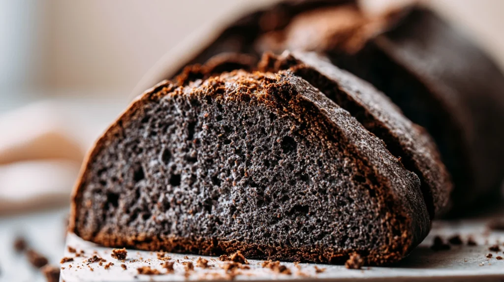 No-knead Black Bread Recipe - Easy Artisan Dark Bread at Home 2 No-knead Black Bread