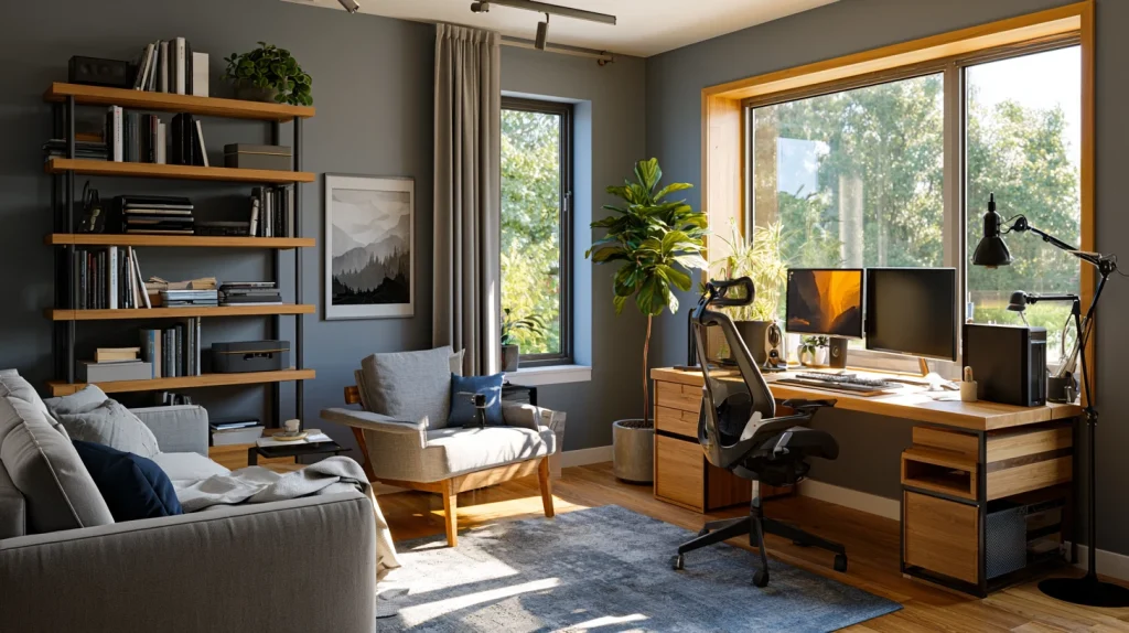 8 Unique Commercial Office Interior Design Ideas 8 Office Work Room with Minimal Setup