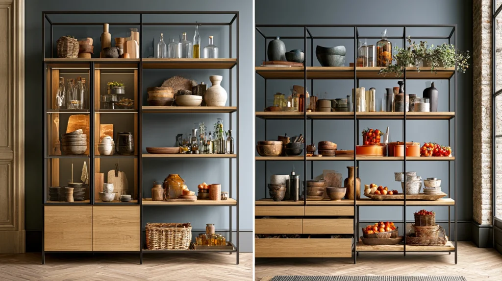 8 Modern Under Stairs Storage Ideas 4 Open Shelving Display