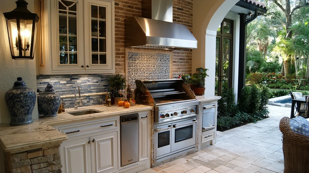 11 Unique White Kitchen Backsplash Ideas 9 Outdoor Kitchen Tile Backsplash White Finish