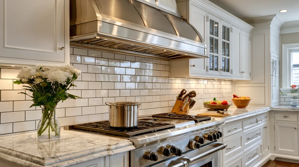 11 Unique White Kitchen Backsplash Ideas 8 Oven Backsplash Tile Heat Resistant Style