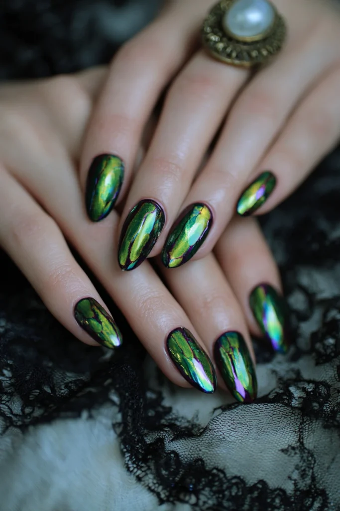 11 Special Summer Nails Aura Ideas 9 Painted Nails Designs with Aura Effects